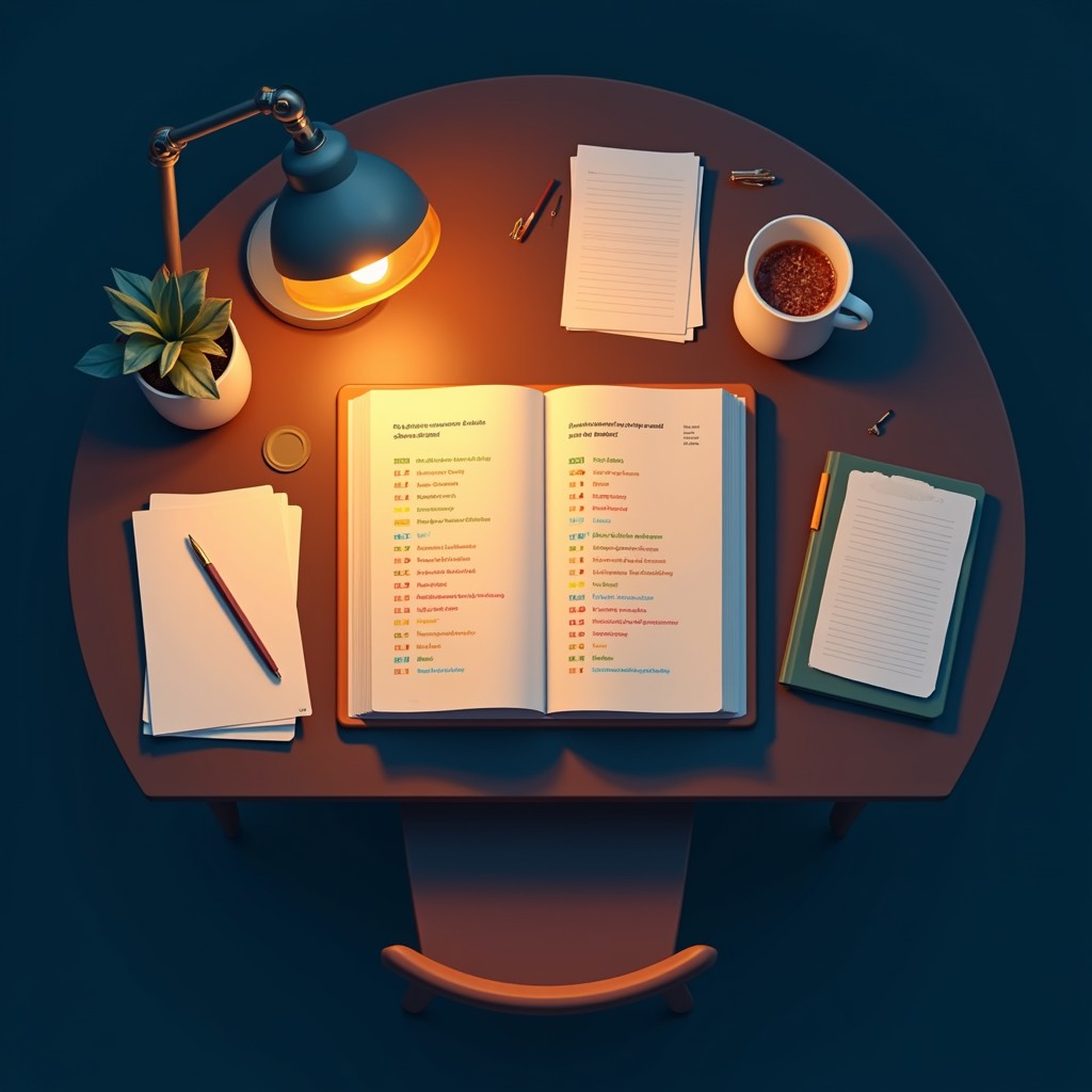 Free Cozy Study Circle Image - Study, Desk, Textbook | Download at ...