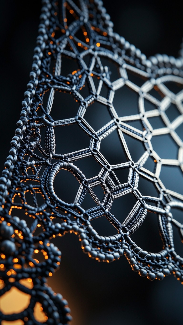 Free Intricate Dark Lacework Photo - Lacework, Threads, Geometric ...