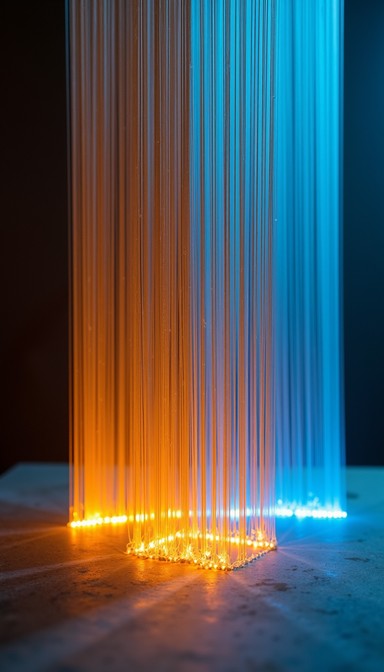 Free Luminous Vertical Threads Image | Download at StockCake