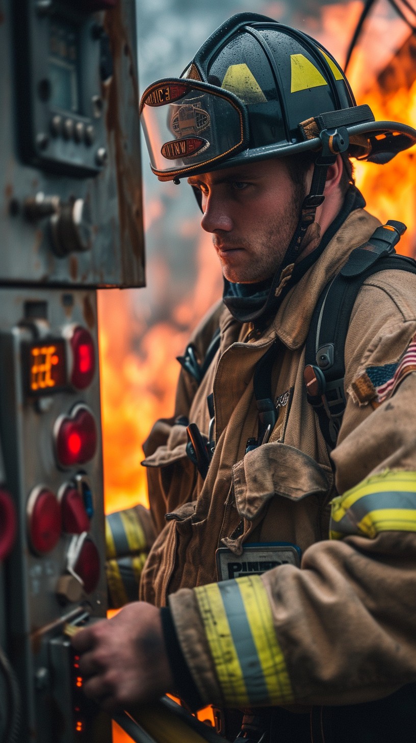 Free Firefighter in Action Image - Firefighter, Bravery, Hero ...