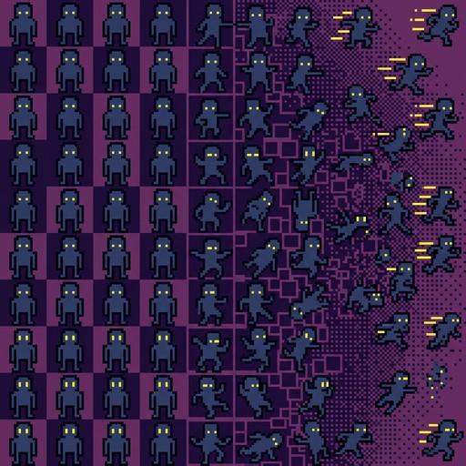 Free Order Into Chaos Image - Pixel, Crowd, Panic | Download at StockCake