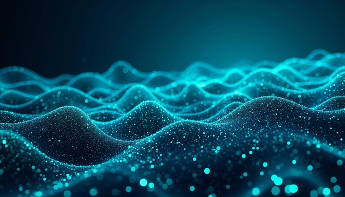 Free Luminous Tech Waves Image - Digital, Waves, Blue | Download at ...