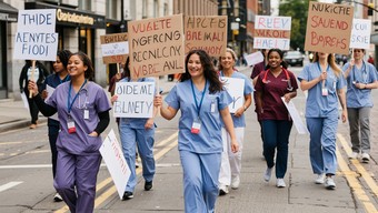Free Healthcare Workers Unite Image - Nurses, Healthcare, Protest ...