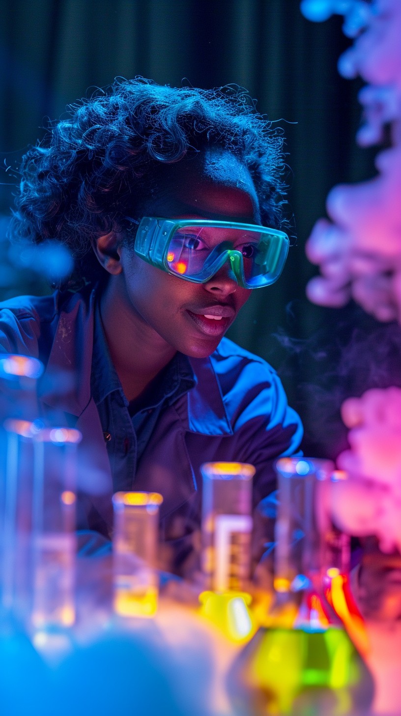 Free Illuminated Science Experiment Image - Science, Laboratory ...