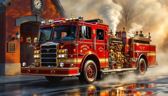 Fire Engine Picts Free Majestic Fire Engine Image - Firetruck, Engine, Emergency ...