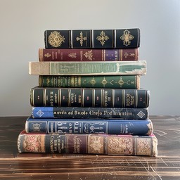 Free Stacked Classic Books Image - Books, Literature, Classic ...