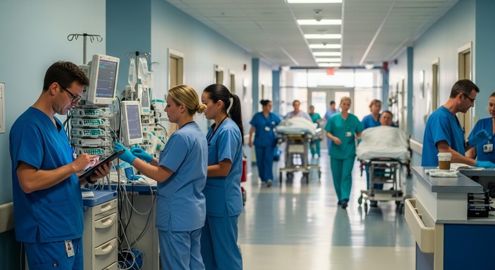 Working In Health Free Healthcare Professionals Working Image - Hospital, Doctor, Nurse ...