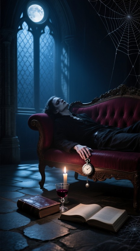 Rest Motionless Free Moonlit Gothic Repose Image | Download at StockCake