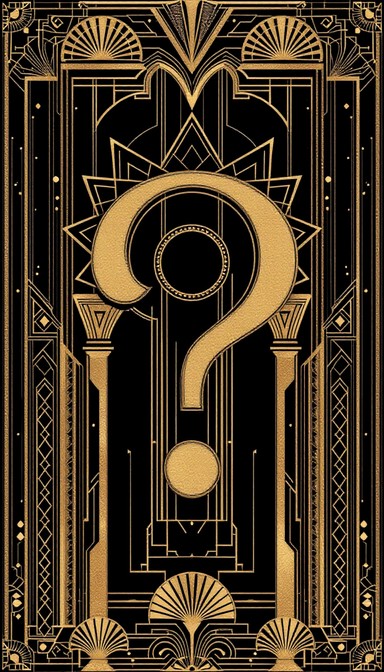 Golden Question Mark Drawing Free Golden Question Mark Image - Artdeco, Gold, Black | Download at ...