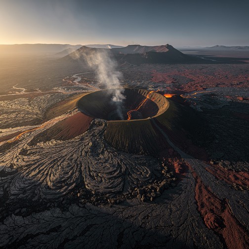 Free Majestic Crater View Image - Aerial, Crater, Volcanic | Download ...