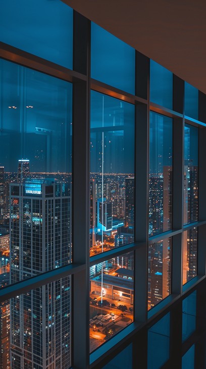 Free City Night View Image - City, Night, Lights | Download at StockCake