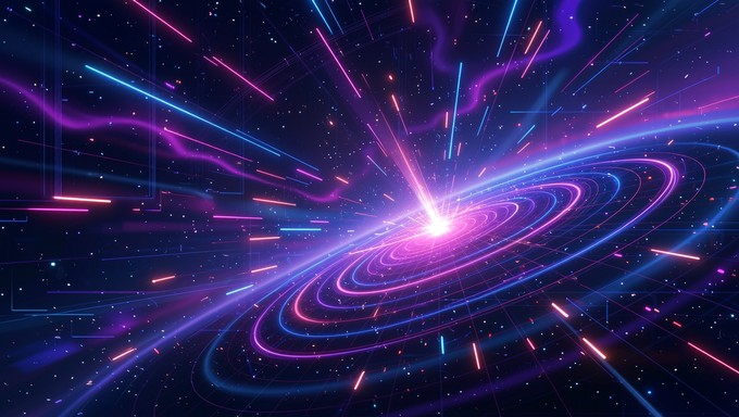 Free Neon Universe Birth Image - Cyberpunk, Neon, Space | Download at ...