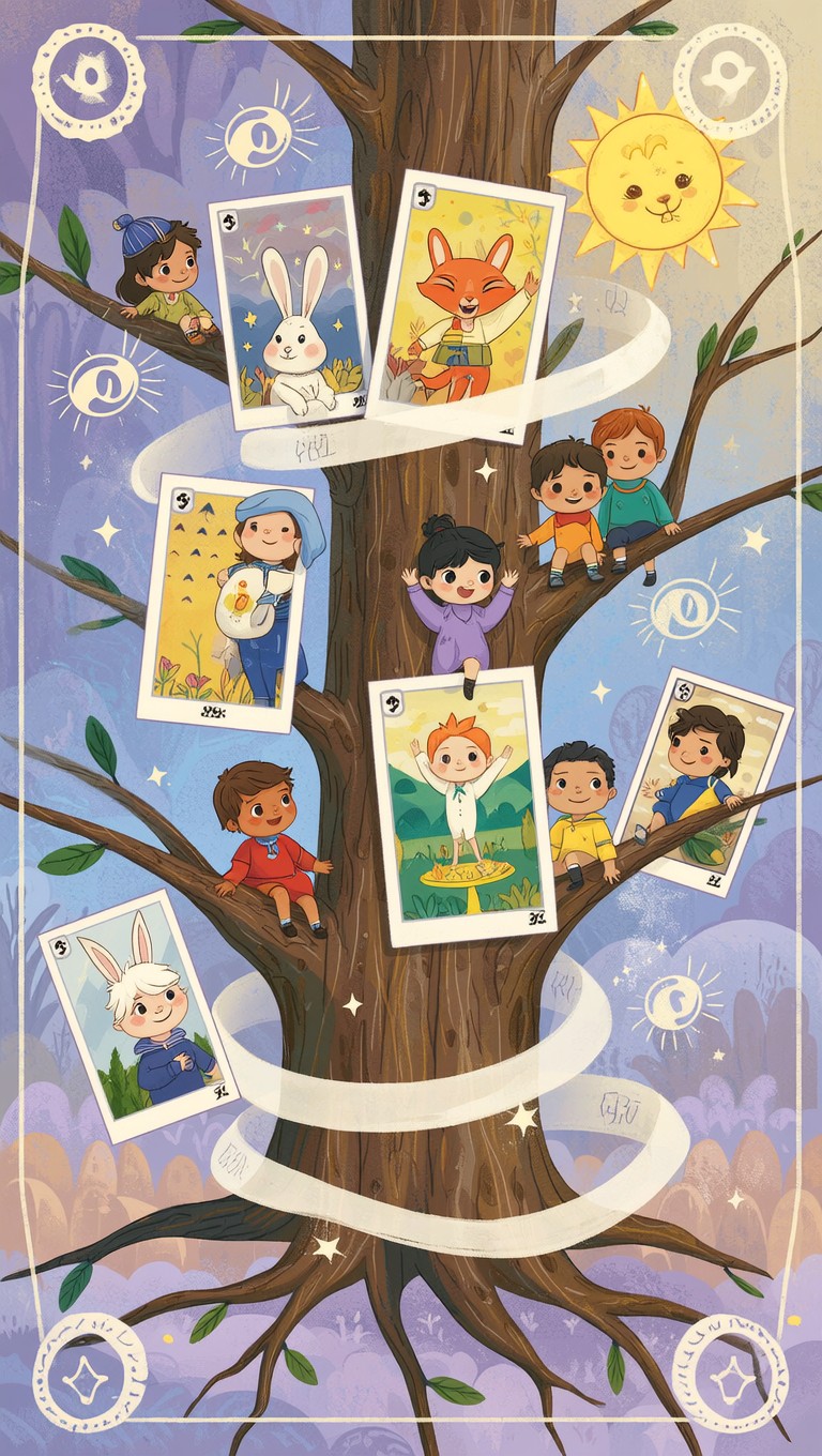Tarot Design Tree Free Magical Tarot Tree Image - Illustration, Children, Magical ...