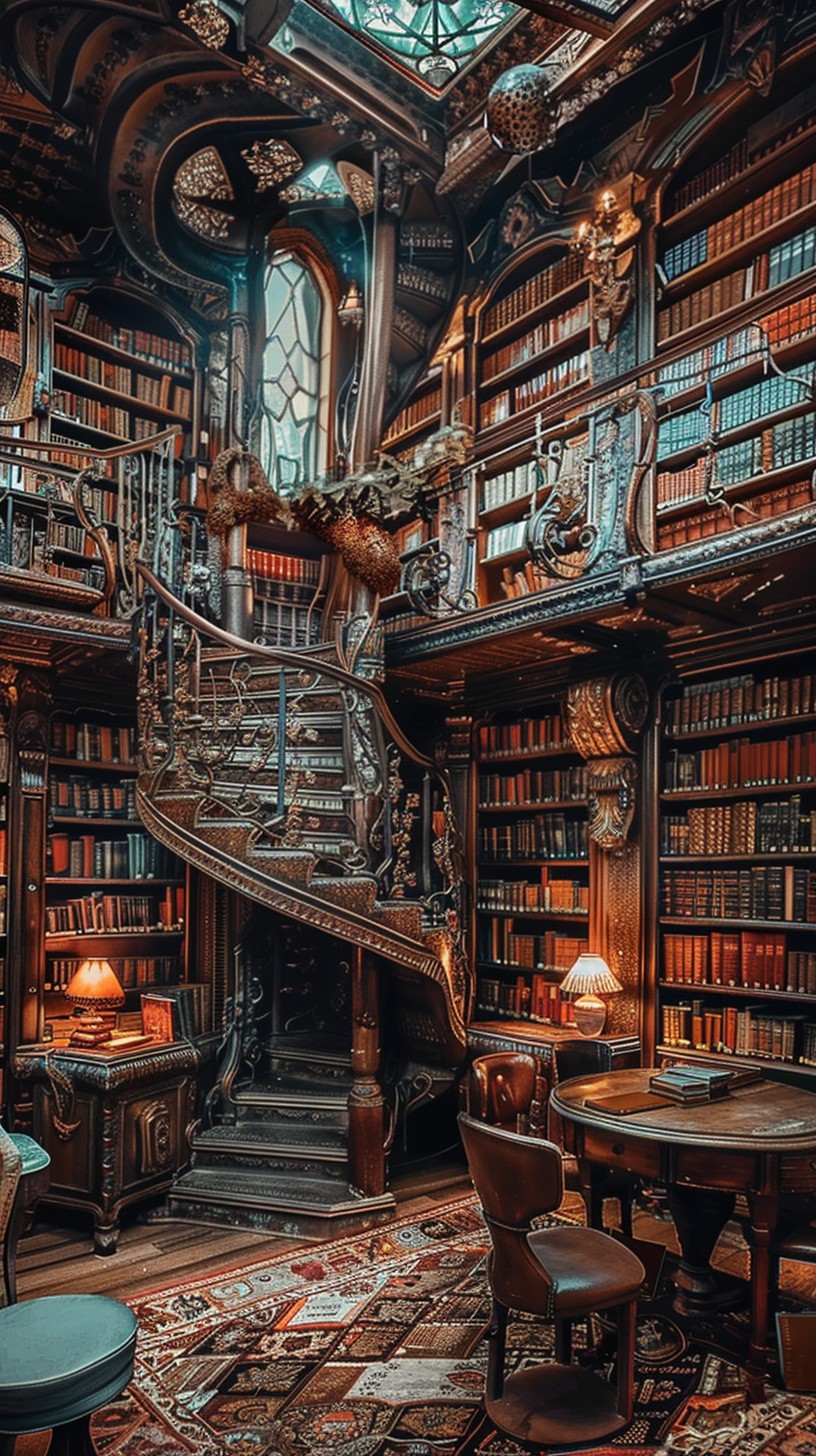 Free Enchanting Private Library Image - Library, Books, Antique ...