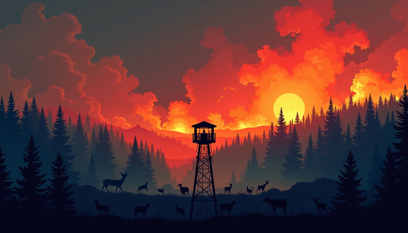 Free Wildfire Watch Tower Image - Wildfire, Tower, Forest | Download at ...