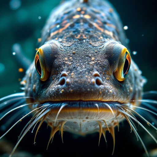 Free Alert Catfish Close-up Image - Underwater, Whiskers, Barbels ...