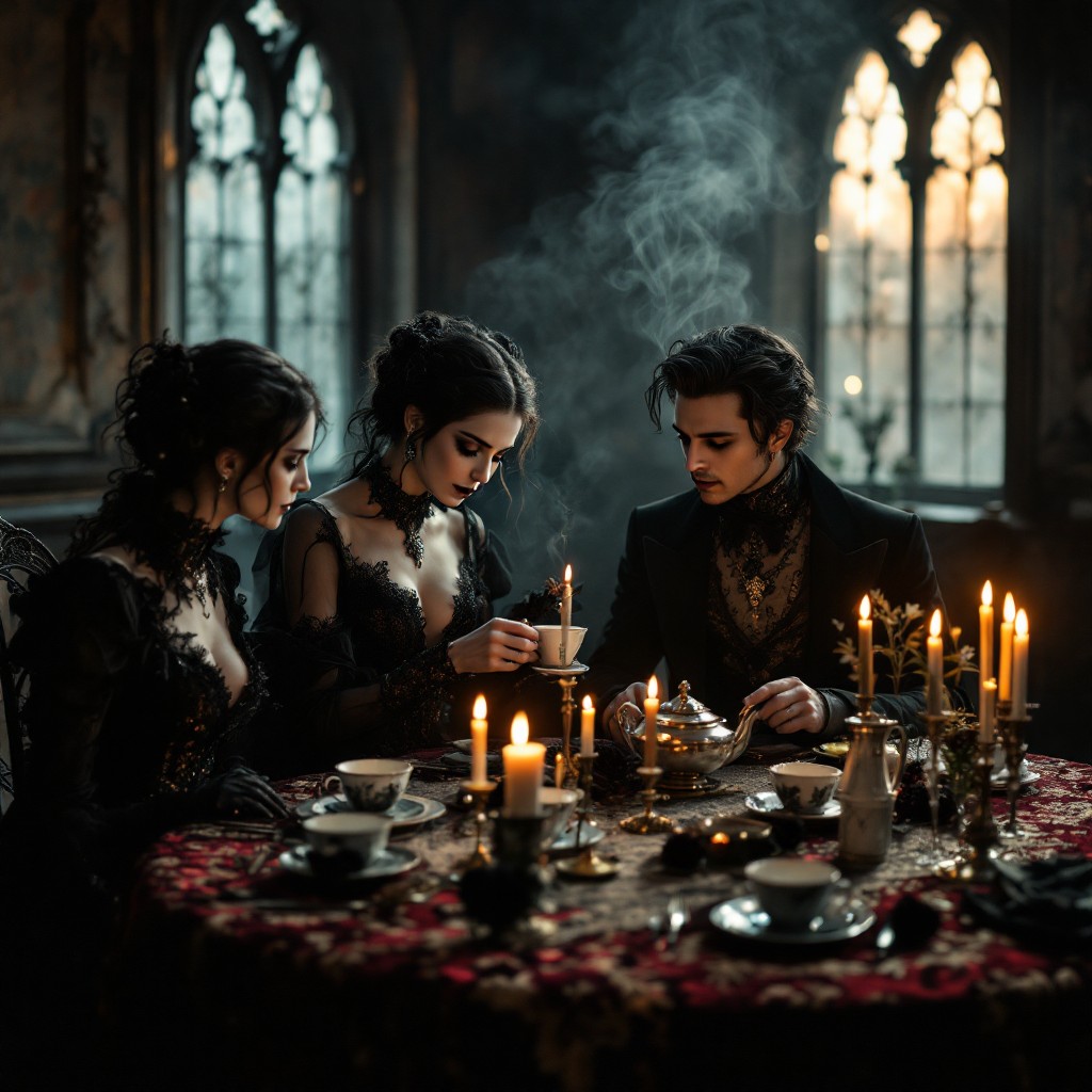 Free Gothic Tea Gathering Image - Gothic, Victorian, Tea | Download at ...