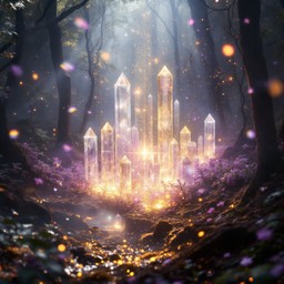 Free Enchanted forest scene Image - Forest, Mystical, Sunlight ...