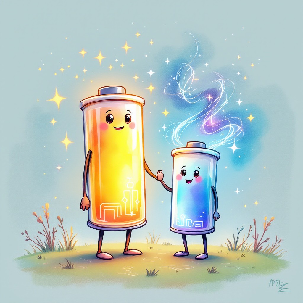 Free Battery Friends Forever Photo - Batteries, Friendship, Cartoon ...