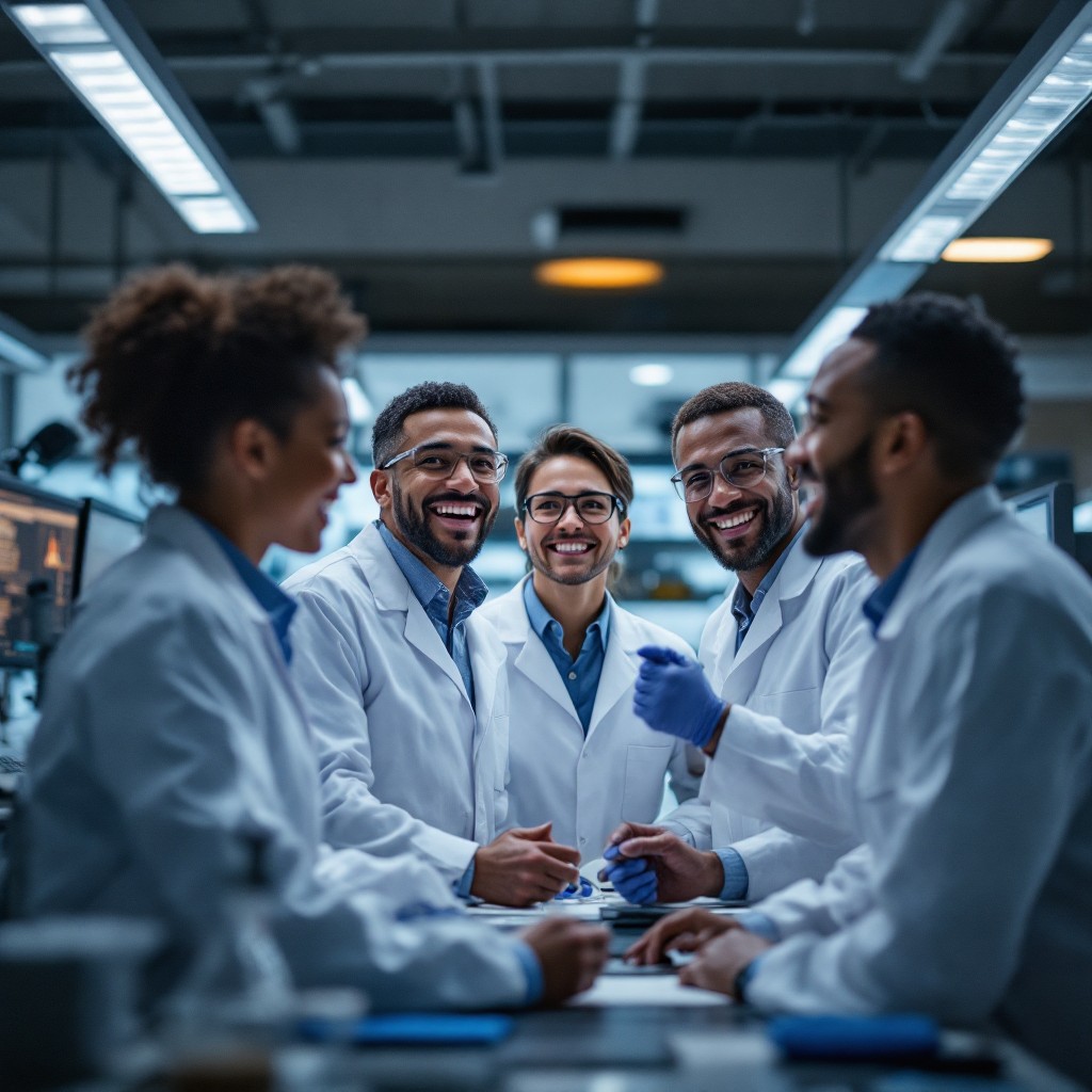 Free Scientists Celebrate Success Image - Science, Research, Laboratory ...