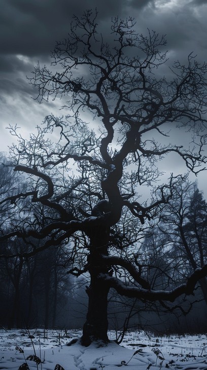 Free Eerie Winter Tree Image - Tree, Winter, Eerie | Download at StockCake