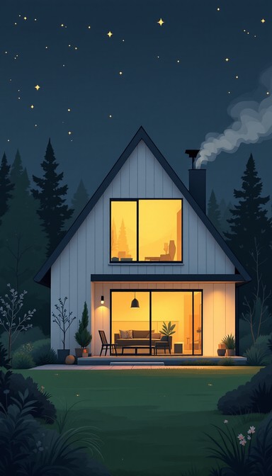 Free Cozy Nordic Home Image - Modern, Geometric, Architectural ...