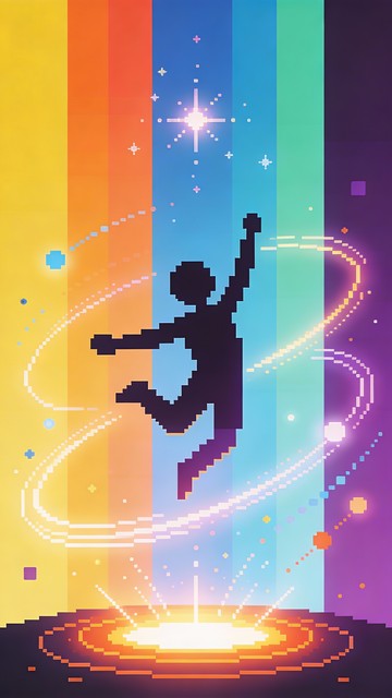 Free Joyful Pixel Leap Image - Pixel, Art, Character | Download at ...