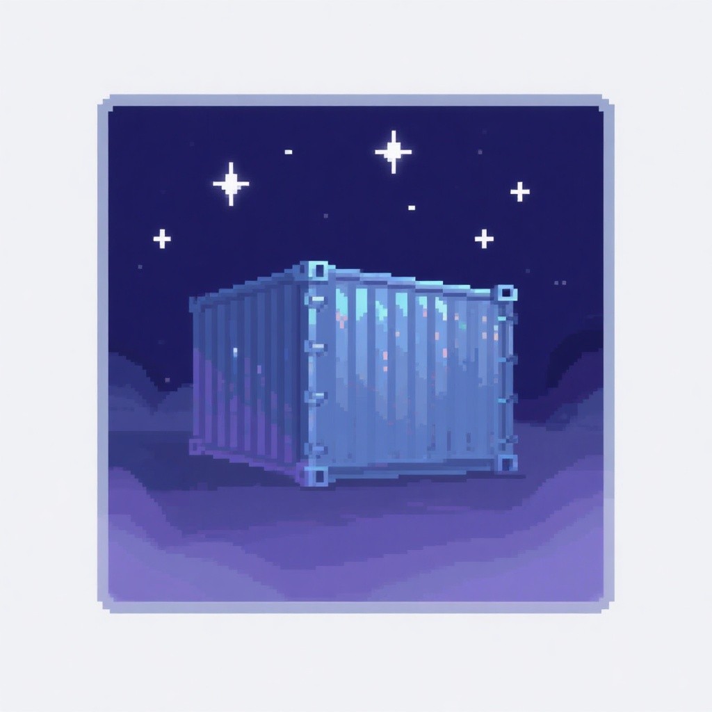 Pixel Shipping Container Texture Free Cosmic Cargo Box Image - Pixelart, Container, Shipping | Download ...