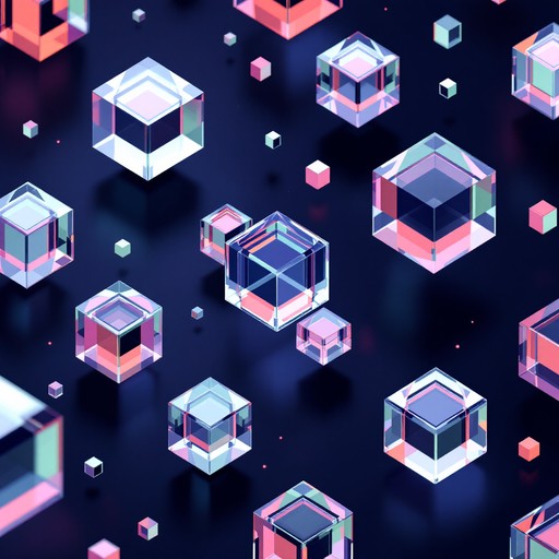 Free Floating Geometric Cubes Image - Geometric, Cube, Transparent ...