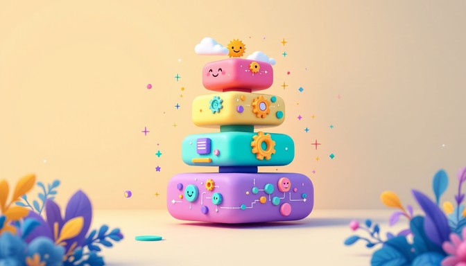 Free Colorful Technology Stack Image - Technology, Stack, Layers ...