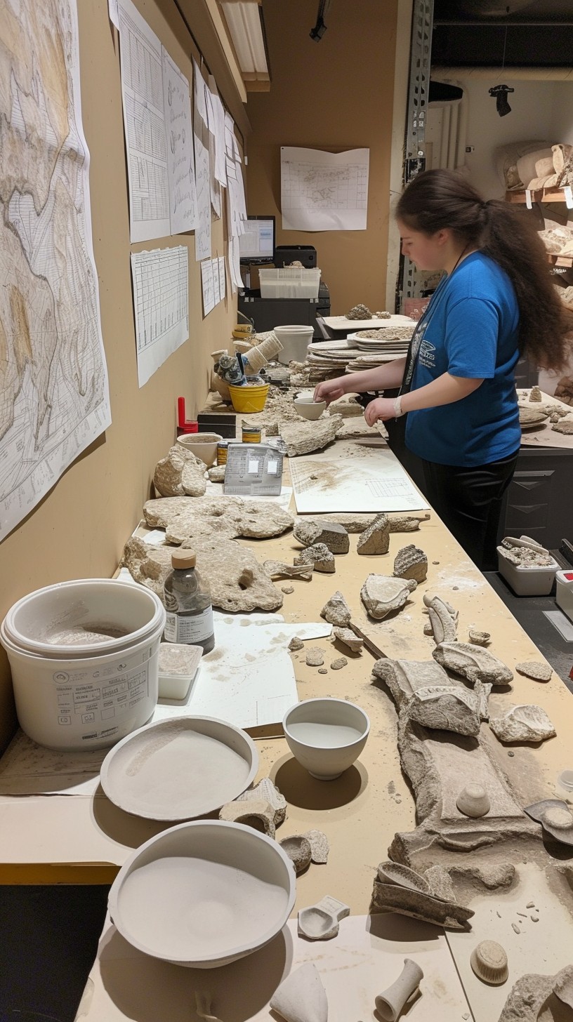 Archaeological Lab Free Archaeology Lab Work Image - Researcher, Archaeology, Laboratory ...