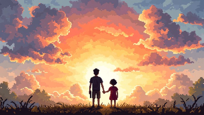 Free Father Daughter Sunset Image - Father, Daughter, Sunset | Download ...