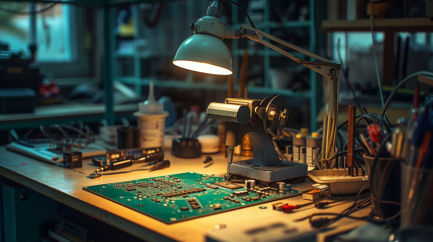 Free Electronics Workshop Corner Image - Electronics, Workshop ...