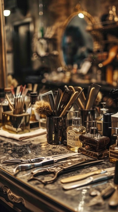 Free Barber Tools Display Image - Barber, Tools, Vintage | Download at ...