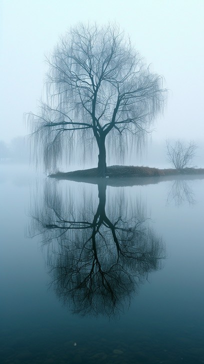 Free Misty Tree Reflection Image - Mist, Tree, Reflection | Download at ...