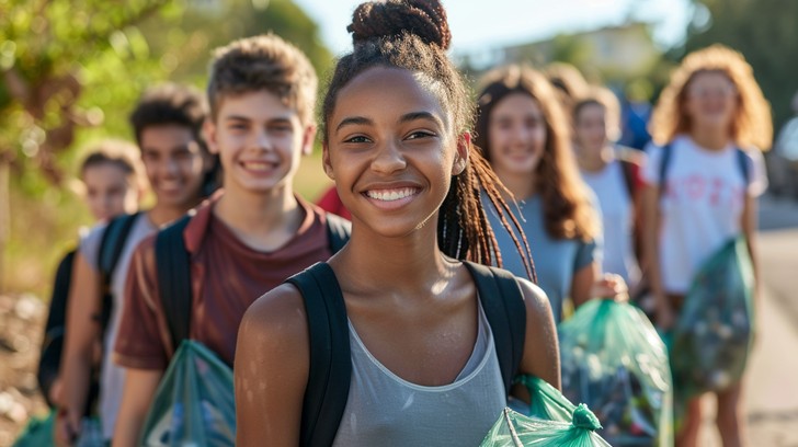 Students Clean Drive Free School Clean-Up Day Image - Teenagers, Students, Cleanup ...