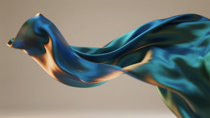 Free Flowing Azure Sculpture Image - Silk, Azure, Teal | Download at ...