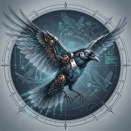 Free Cybernetic Crow Technology Image - Cybernetic, Crow, Mechanical ...