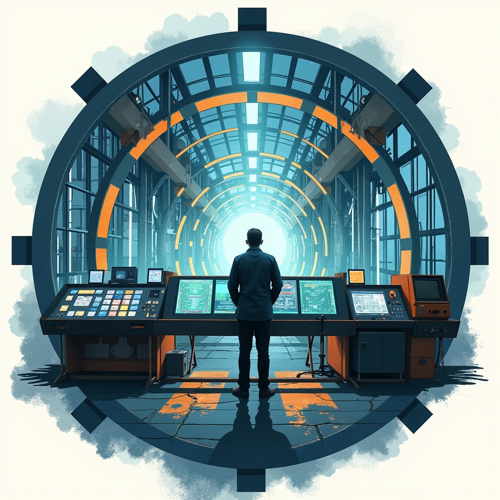 In Control Image Free Control Room Sentinel Image - Watercolor, Industrial, Silhouette ...