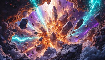 Crystals Exploding Free Cosmic Crystal Explosion Image - Cosmic, Crystal, Explosion ...