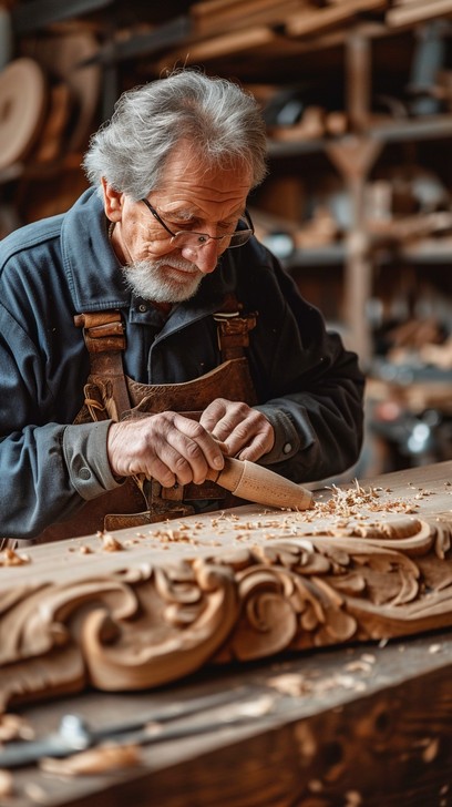 Free Craftsman at Work Image - Craftsman, Woodworking, Carving ...