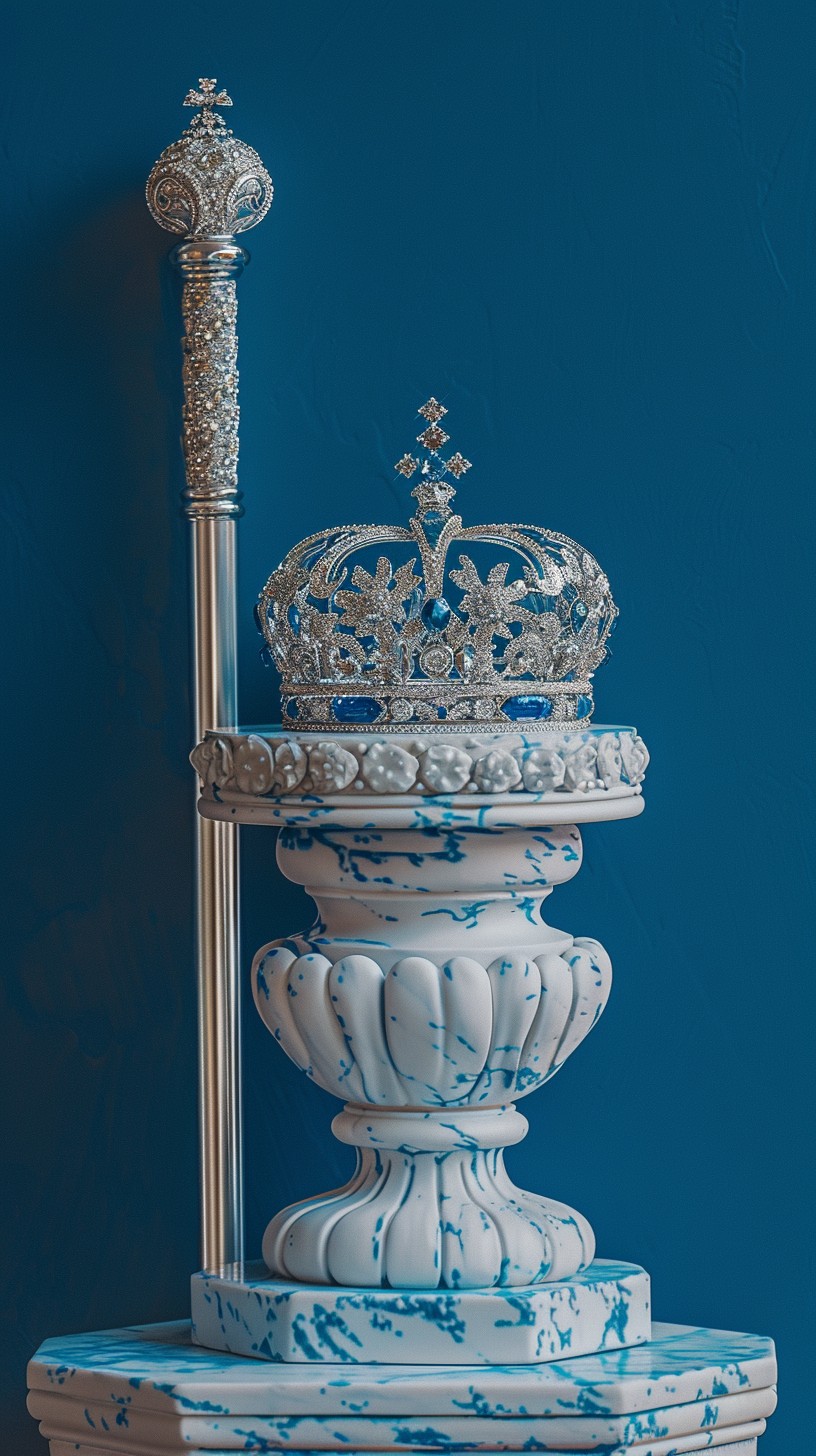 Free Regal Crown Display Image - Crown, Scepter, Pedestal | Download at ...
