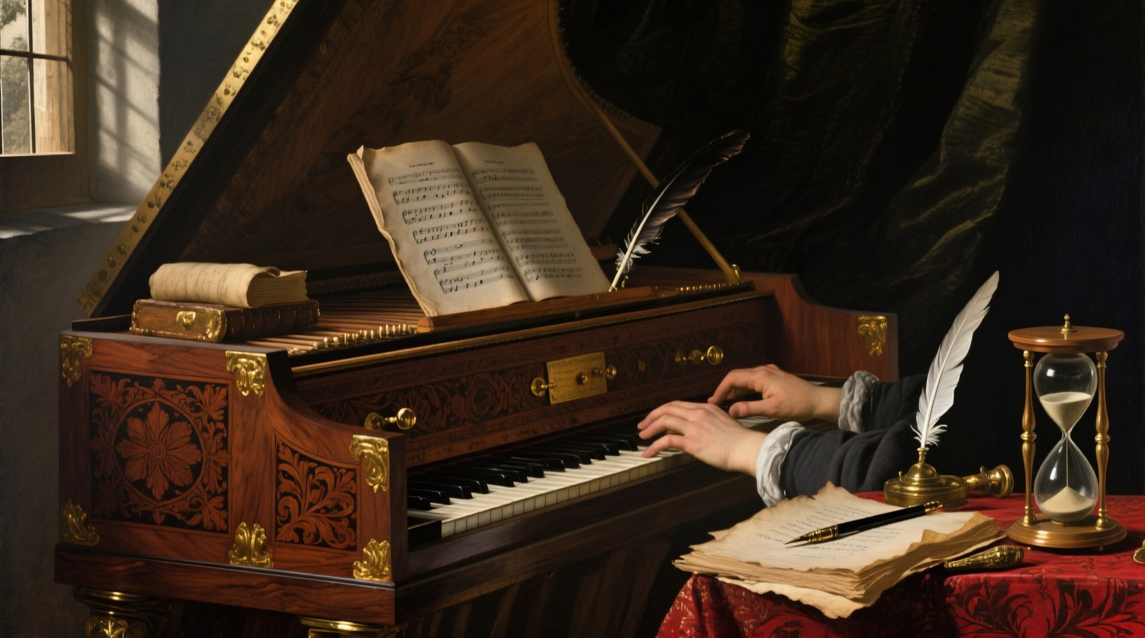 Free Baroque Keyboard Artistry Image - Harpsichord, Baroque, Music ...