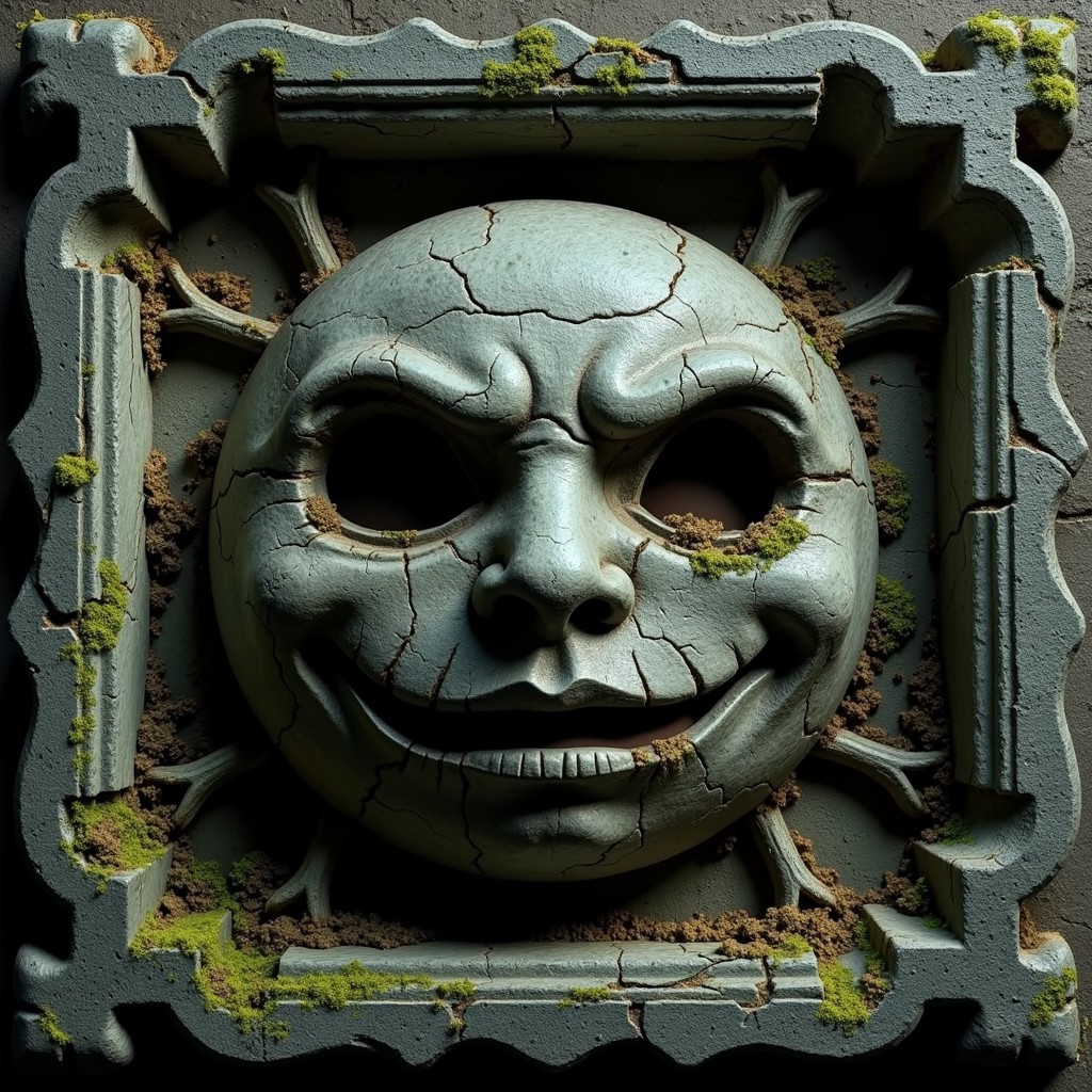 Stone Mask Smiling Free Stone Smiling Demon Image - Gothic, Stone, Face | Download at ...