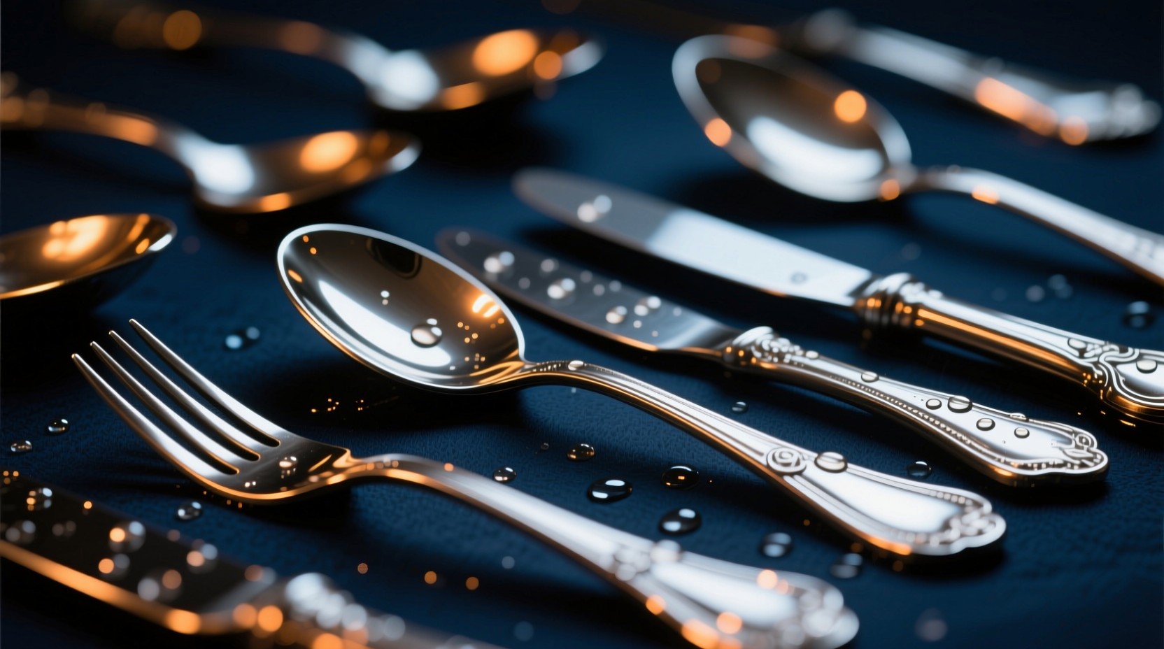 Free Elegant Silverware Display Photo - Silverware, Cutlery, Tableware ...