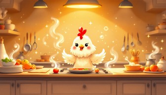 Magic Chef Chicken Free Chicken Chef Magic Image - Chicken, Chef, Kitchen | Download at ...