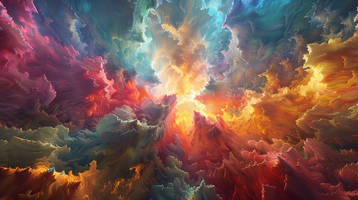 Free Surreal Cloudscape Art Image - Surreal, Cloudscape, Vibrant ...