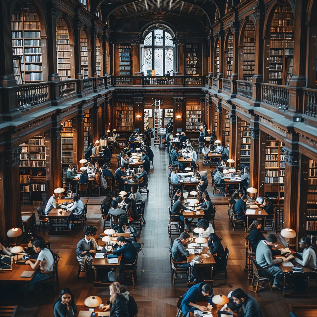 Free Elegant Library Reading Photo - Library, Reading, Books | Download ...