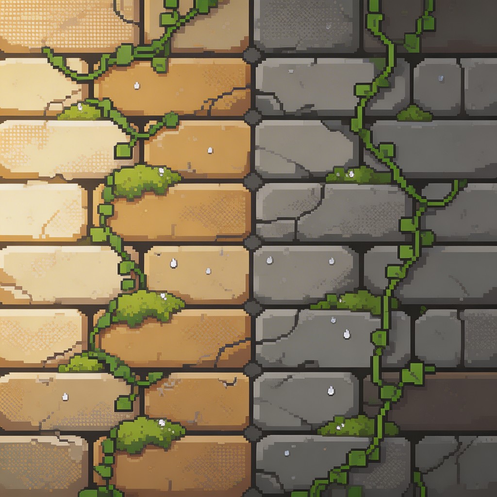 Free Pixel Castle Wall Image - Pixel, Art, Castle | Download at StockCake