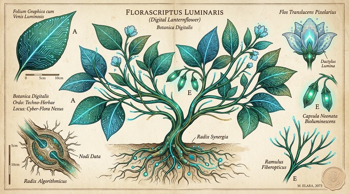 Free Digital Botanical Garden Image - Botanical, Digital, Illustration ...